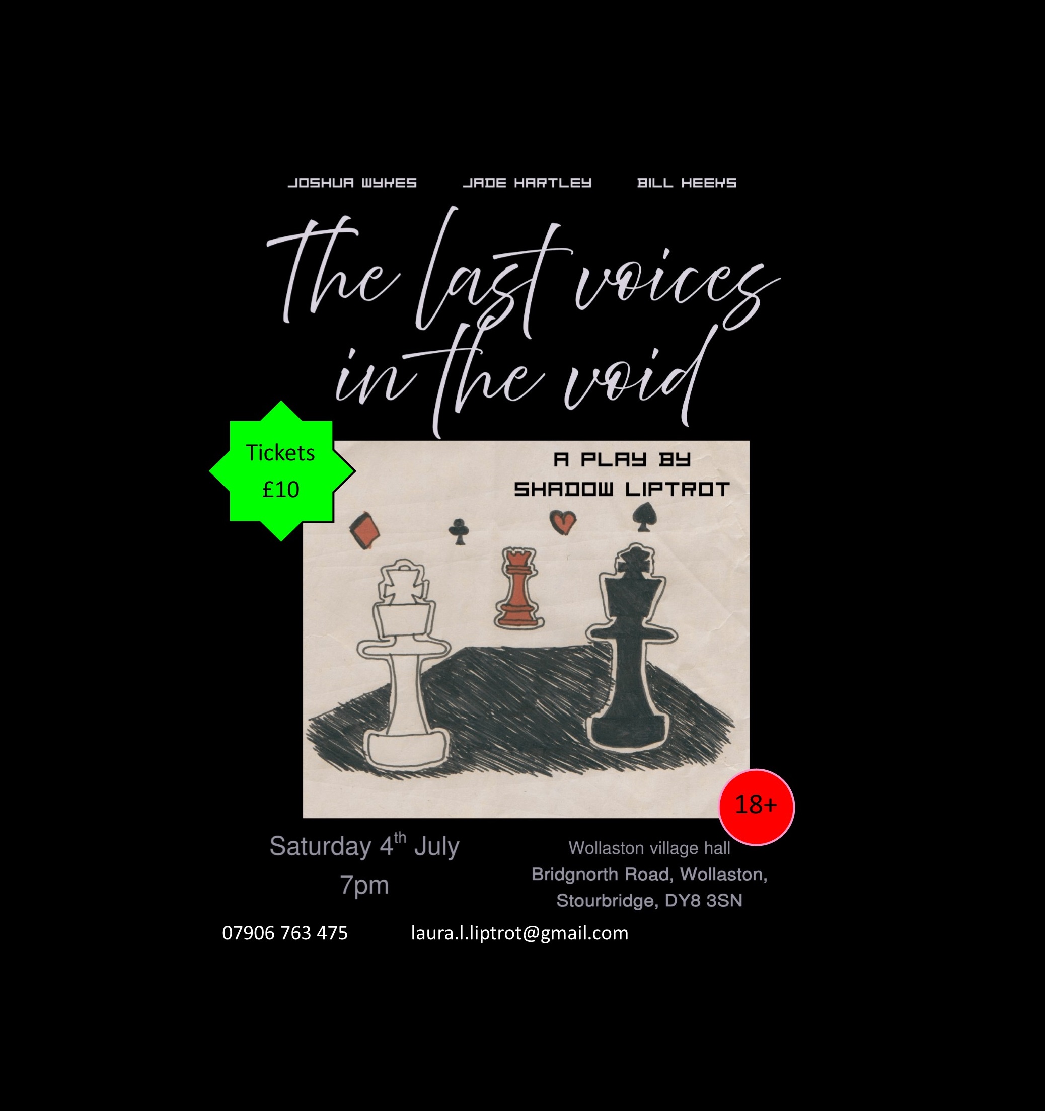 Wollaston Village Hall - The Last Voices in the Void